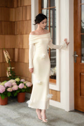 Darling Off The Shoulder Maxi Dess